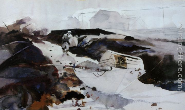 Andrew Wyeth The White Dory